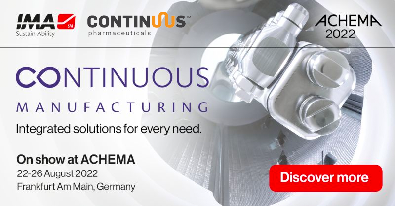 CONTINUUS on show at ACHEMA 2022