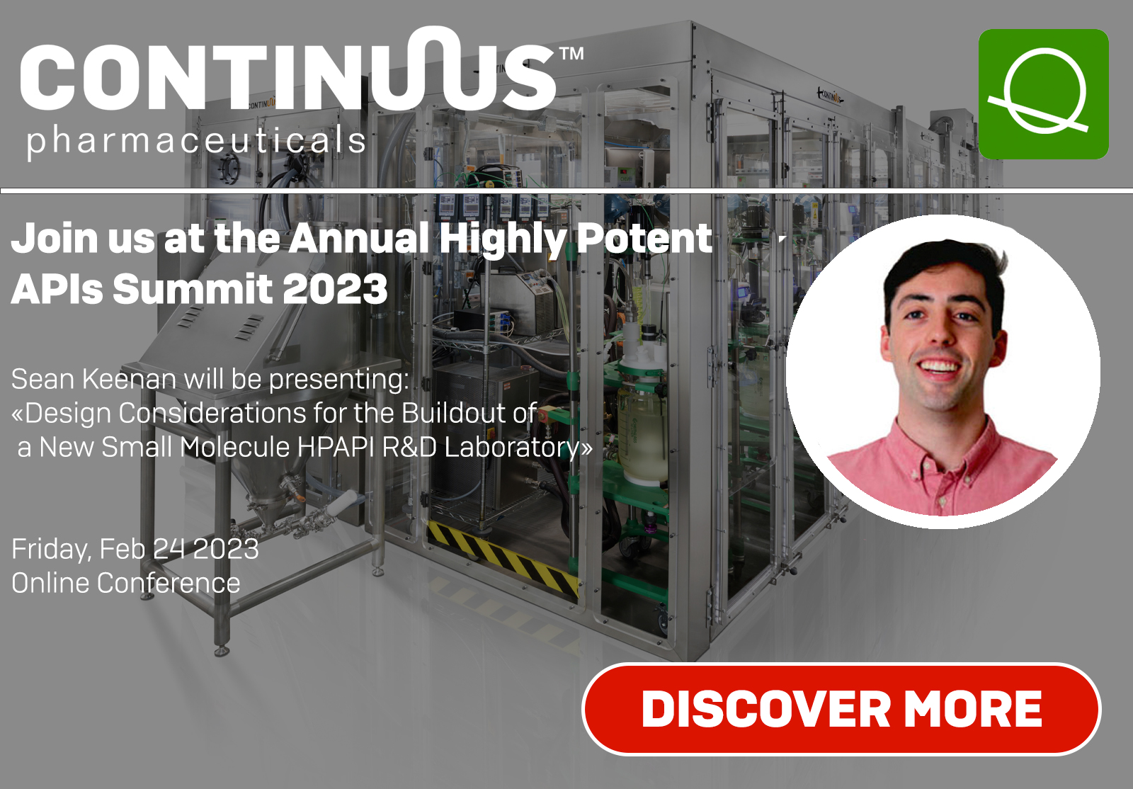 CONTINUUS Presenting the Annual Highly Potent APIs Summit